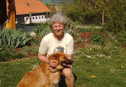 Evi Schmidhuber mit Jessi